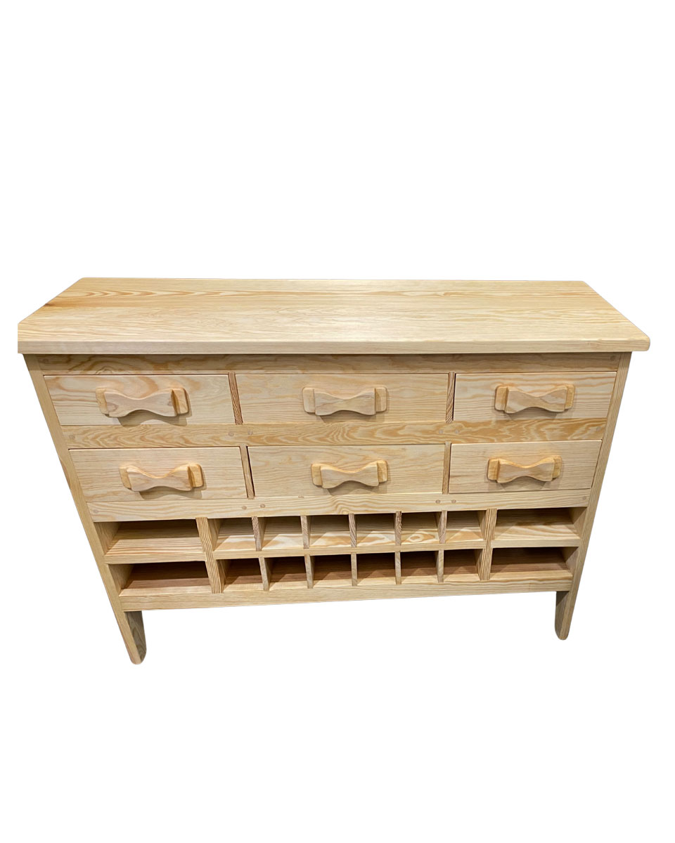 Meuble de rangement avec tiroirs et casiers